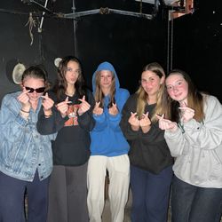 Astoria Ghost Tour - us in adam's room