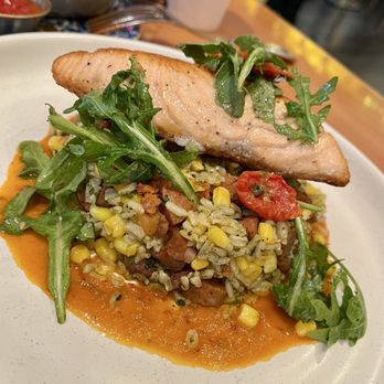 Cafe Americano at Caesars Palace - Salmon - Breakfast & Brunch Near Me - Las Vegas, Nevada Cafe Americano at Caesars Palace - Salmon - Breakfast & Brunch Near Me - Las Vegas, Nevada