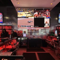 Bearded Monkey Sports Bar And Grill - At the bar.