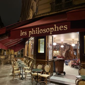 Les Philosophes - Outside - Bistros Near Me - Paris, 75