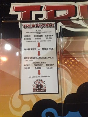 Menu photo 2 Truk-N-Yaki Las Vegas, NV Menu photo 2 Truk-N-Yaki Las Vegas, NV