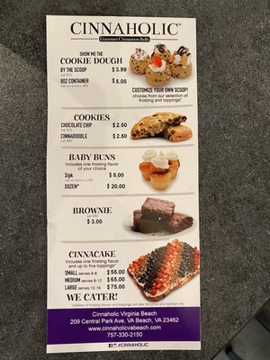 Menu photo 7 Cinnaholic Virginia Beach, VA