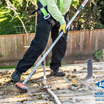 Action Northwest - Moss can cut the useful life of your roof in half. Your roof needs routine maintenance, just like your car needs its oil changed. - Window Washing Near Me Action Northwest - Moss can cut the useful life of your roof in half. Your roof needs routine maintenance, just like your car needs its oil changed. - Window Washing Near Me