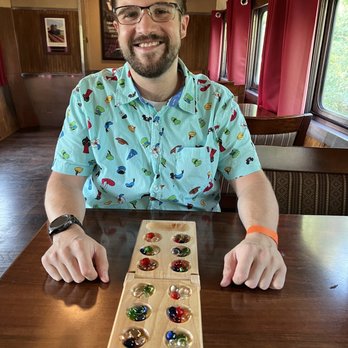 River Fox Train - Mancala on the train at halloweentime - Tours Near Me - West Sacramento, California