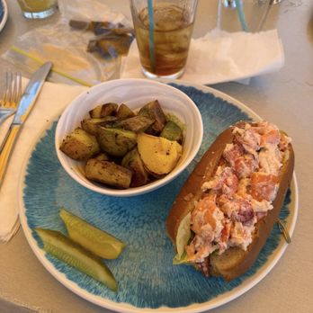 The Terrace Grille - Lobster roll.... Yum! - Seafood Near Me - Bar Harbor, Maine The Terrace Grille - Lobster roll.... Yum! - Seafood Near Me - Bar Harbor, Maine