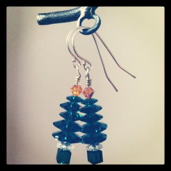 Riverwinds Gallery - Christmas earrings!! - Art Galleries Near Me - Beacon, New York