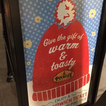 Potbelly - Buy a gift card then use it you could just on your purchase that day. You get a free sandwich out of it. - Salad Near Me - Gilbert, Arizona
