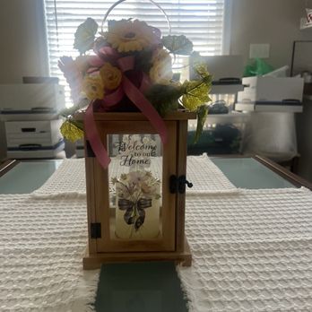 Debbie's Designs Florist & Gifts - welcome Battery Lantern, candle with flowers - Florists Near Me - Crown Point, Indiana Debbie's Designs Florist & Gifts - welcome Battery Lantern, candle with flowers - Florists Near Me - Crown Point, Indiana