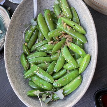 Dumpling Time - Sauteed & Gingered Snap Peas - Dim Sum Near Me - San Francisco, California