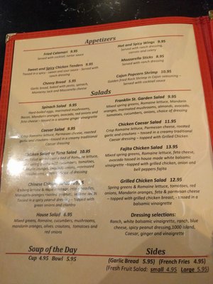 Menu photo 7 Franklin Street Caffe Redwood City, CA Menu photo 7 Franklin Street Caffe Redwood City, CA