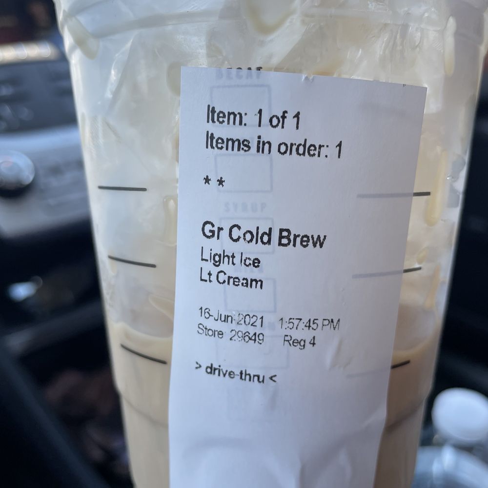 Iced coffee Iced coffee