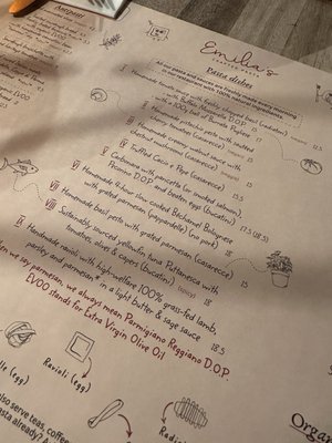 Menu photo 3 Emilia's Crafted Pasta London, XGL