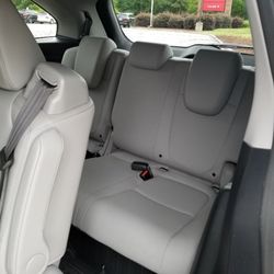 Pick Me Up RDU - 3rd row interior of one of automobiles. Very well maintained meticulously  Clean at all times.