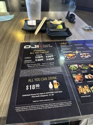 Menu photo 3 Oji Sushi & Bar Costa Mesa, CA Menu photo 3 Oji Sushi & Bar Costa Mesa, CA