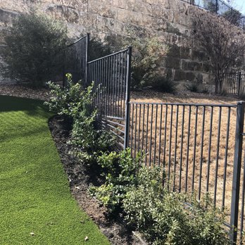 HaloTurf - After installation. Also show's neighbor's yard - Artificial Turf Near Me HaloTurf - After installation. Also show's neighbor's yard - Artificial Turf Near Me