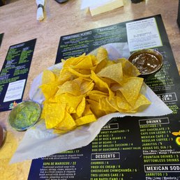 the menu
