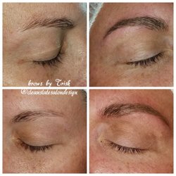 Clean Slate Salon & Design - Microblading before and after