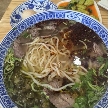 1919 Lanzhou Beef Noodle - Pickled Cabbage Beef Noodle Soup - Chinese Near Me - Arcadia, California
