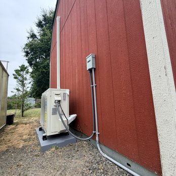 Two Brothers Heating and Cooling - Mini split installed with service disconnect and line set - Heating & Air Conditioning/HVAC Near Me - Vancouver, Washington