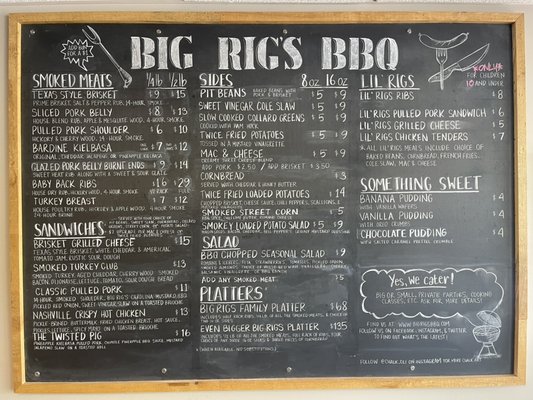 Menu photo 7 Big Rig’s BBQ Monroeville, PA Menu photo 7 Big Rig’s BBQ Monroeville, PA