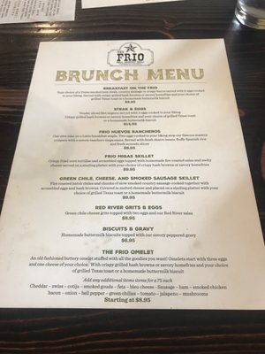 Menu photo 5 Frio Grill Cypress, TX