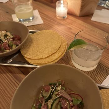 Bartaco - Cucumber salad and 'chips' - Bars Near Me - Huntersville, North Carolina