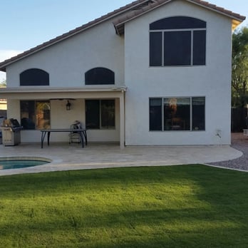 AZ NativeScapes - They nailed it!  Our dog loves the large grass area. - Landscaping Near Me