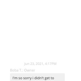 Owners reply!
