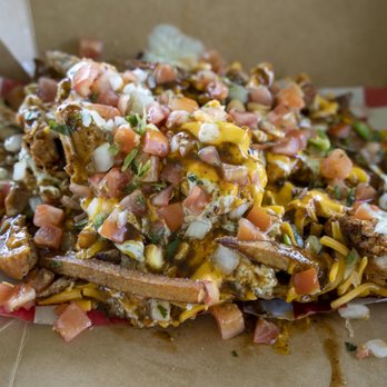 Foster's Catering - Loaded jerk chicken fries from Foster's Cafe and Catering - Caterers Near Me - Indianapolis, Indiana