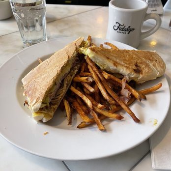 Dad's Diner - Cuban sandwich with shoestring fries. - Breakfast & Brunch Near Me - Anacortes, Washington Dad's Diner - Cuban sandwich with shoestring fries. - Breakfast & Brunch Near Me - Anacortes, Washington