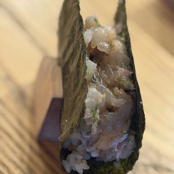IZAKAYA OSEN - Yellow tail hand roll - Sushi Bars Near Me - Irvine, California IZAKAYA OSEN - Yellow tail hand roll - Sushi Bars Near Me - Irvine, California