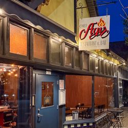 Chef Agir Restaurant Bar - Street-level view of Chef Agir. I first noticed this spot via the mural on the exterior west wall, which was featured in City Cast Portland.