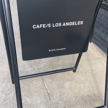 CAFE/5 - Outside signage - Coffee & Tea Near Me - Los Angeles, California