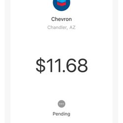 Chevron - This proves that the charge went through and had not declined but I was humiliated and accused.