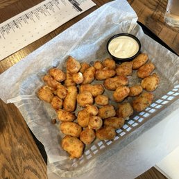 Garlic Parmesan cheese curds