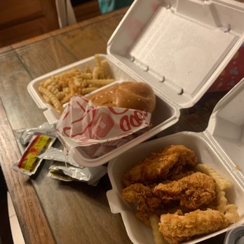 Raising Cane's Chicken Fingers - This is going in the trash! - Chicken Shop Near Me - Mililani, Hawaii