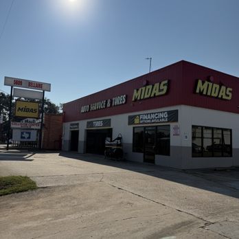 Midas - Exterior and front garages - Tires Near Me - Houston, Texas