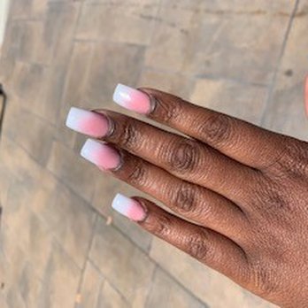 Sassy Nails - French Ombre done by Kay. - Nail Salons Near Me - San Bruno, California Sassy Nails - French Ombre done by Kay. - Nail Salons Near Me - San Bruno, California