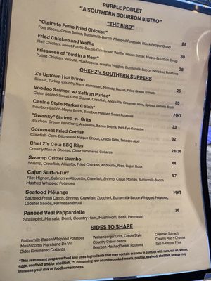 Menu photo 2 Purple Poulet Newport, KY Menu photo 2 Purple Poulet Newport, KY