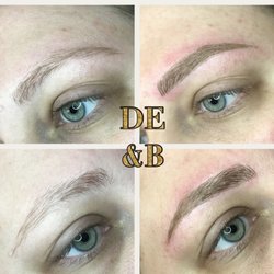Debonair Eyebrows & Beauty - Strokes with shading added in between strokes to add depth.
