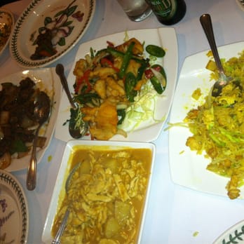 Sweet Mango - Burmese fried rice, salt and pepper fish, chicken curry, and cumin beef. - Burmese Near Me - San Jose, California