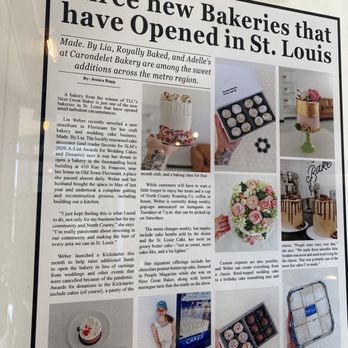 Made by Lia - Articles of the Bakery and its owner, Lia! - Bakeries Near Me - Florissant, Missouri Made by Lia - Articles of the Bakery and its owner, Lia! - Bakeries Near Me - Florissant, Missouri