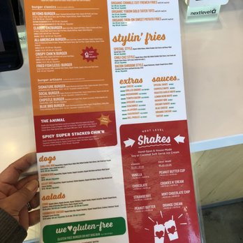 Next Level Burger - Menu - Burgers Near Me - Concord, California