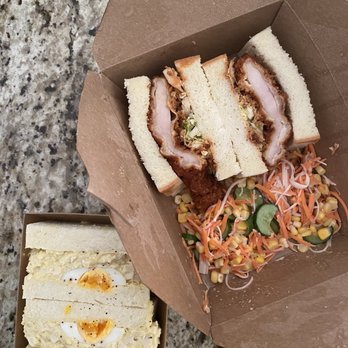 Kumo - Chicken Katsu Combo Egg Salad Sando Kani Salad - Sandwiches Near Me - San Diego, California Kumo - Chicken Katsu Combo Egg Salad Sando Kani Salad - Sandwiches Near Me - San Diego, California