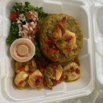 El Super Mofongo Resbaloso - Shrimp Mofongo - Food Trucks Near Me - Palm Bay, Florida