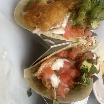 Joyride Taco House - Shrimp taco and crispy fish taco. - Tacos Near Me - Gilbert, Arizona Joyride Taco House - Shrimp taco and crispy fish taco. - Tacos Near Me - Gilbert, Arizona