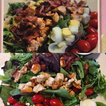 My Cafe - Picture on top and actual bottom. Had to say thank you to the chef. Cobb salad - Breakfast & Brunch Near Me - Newark, California