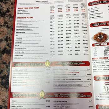 Happy's Pizza - the menu of the restaurant - Pizza Near Me - Eastpointe, Michigan Happy's Pizza - the menu of the restaurant - Pizza Near Me - Eastpointe, Michigan