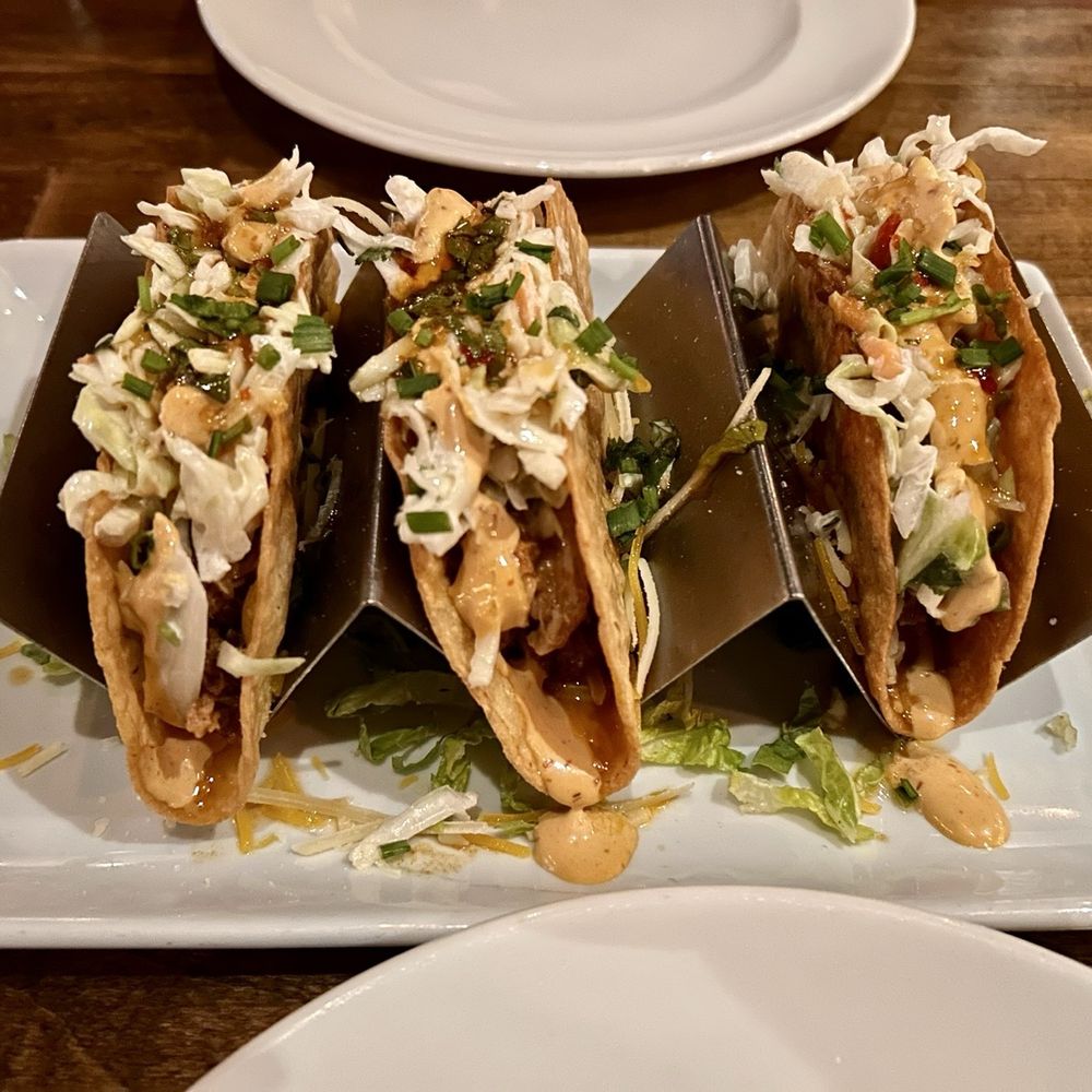 Salt Factory Pub - Appetizer pork tacos. So so good - Gastropubs Near Me - Alpharetta, Georgia Salt Factory Pub - Appetizer pork tacos. So so good - Gastropubs Near Me - Alpharetta, Georgia
