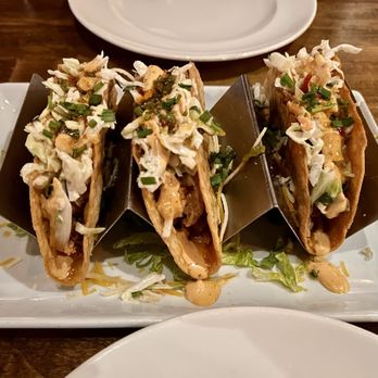 Salt Factory Pub - Appetizer pork tacos. So so good - Gastropubs Near Me - Alpharetta, Georgia Salt Factory Pub - Appetizer pork tacos. So so good - Gastropubs Near Me - Alpharetta, Georgia
